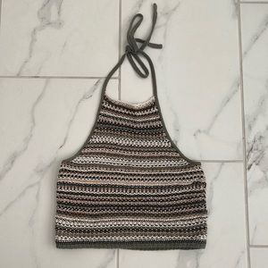 American eagle knit crop top